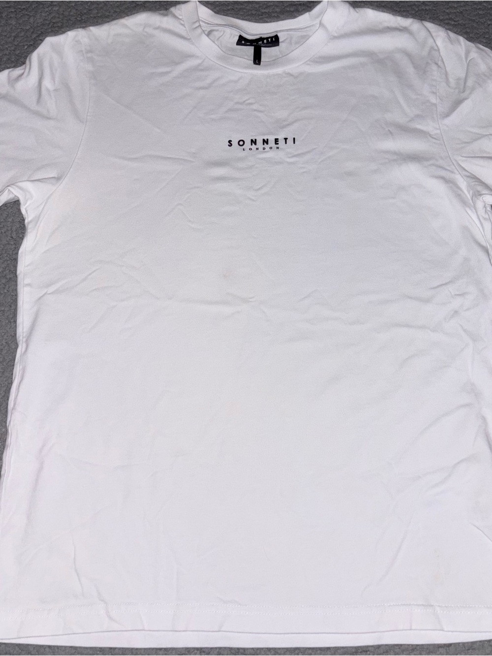 Men's White Logo T-Shirt